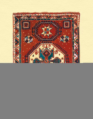 Moroccan Rug I Blue, Farida Zaman