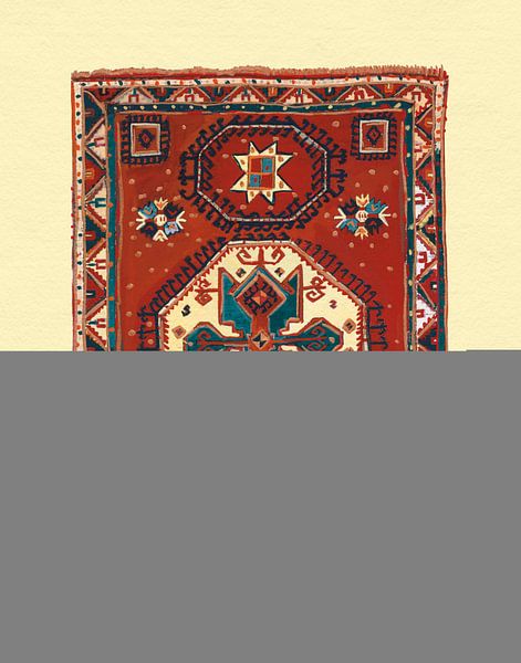 Marokkanischer Teppich I Blau, Farida Zaman von Wild Apple