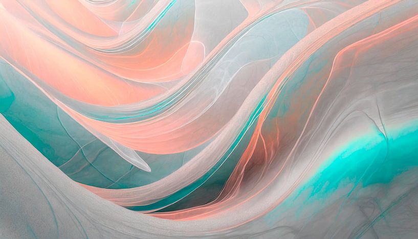 Wand Farben mit Design und Wellen von Mustafa Kurnaz