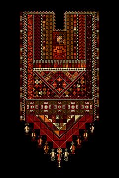 Tatreez ornament template 92 by Richard Laschon