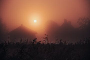 Mist in het dorp van Piotr Aleksander Nowak