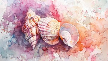 Muscheln in Aquarel Dream von ByNoukk