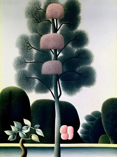 Surrealistische tuin