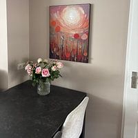 Klantfoto: Zwevende Zomerkusjes van Moonheart Artworks, als ArtFrame