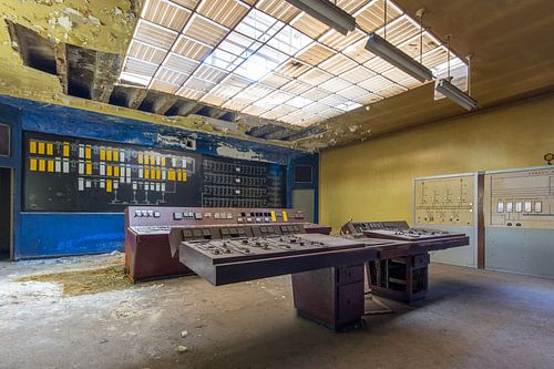 machinekamer in verval