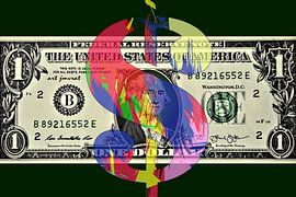 Banknote USA 1 Dollar JM00203 von Johannes Murat