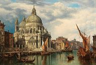 Venetië, Canal Grande met Santa Maria della Salute, Heinrich Jaeckel van Meesterlijcke Meesters thumbnail
