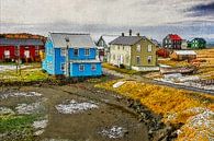 Het dorpje aan de baai van Frans Blok - foto's, kunst en andere wanddecoratie thumbnail