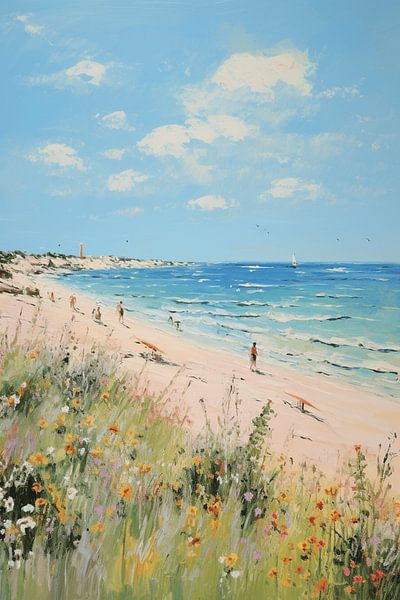 Strand Küstenlinie von CanvasbyCaro