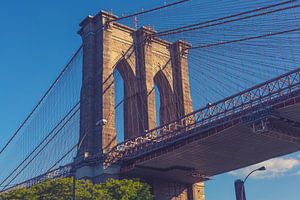 Bruggen van Dumbo: Een Iconisch Verbindingsspel tussen Brooklyn en Manhattan 19 van FotoDennis.com | Werk op de Muur
