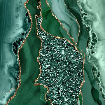 Agaat glitter oceaan textuur 15 van Aloke Design