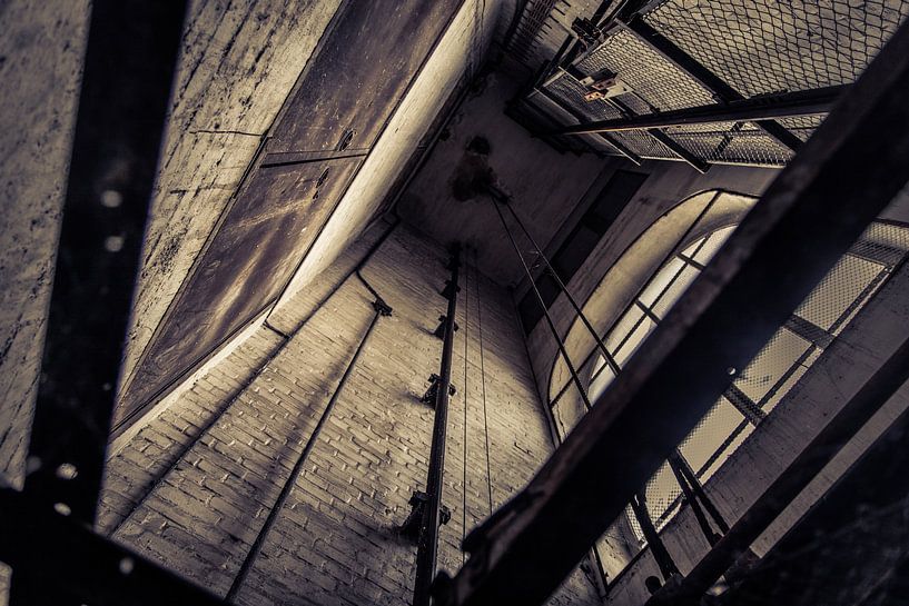 old elevator shaft by Franziska Pfeiffer