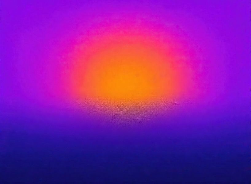 Sunset in Abstract Purple by Modern Collection