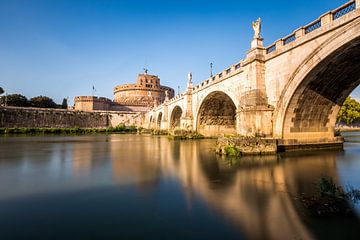 Angel Bridge Rome by Richard Driessen