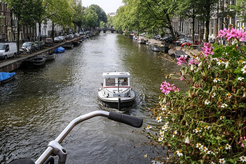 Kanal von Amsterdam von Frans Versteden