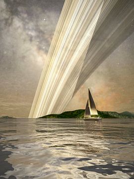 Sailing by the Ringlight van Frans Blok - foto's, kunst en andere wanddecoratie