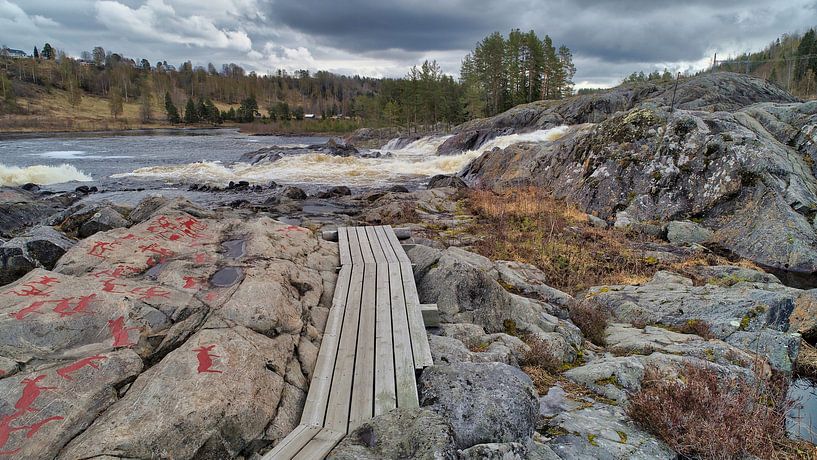 Rotstekeningen Namforsens van Fields Sweden