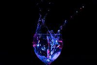 explosion in a glass