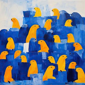 Gelbe Figuren