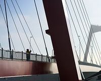 The Willems Bridge in the fog