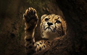 Gepard in freier Wildbahn