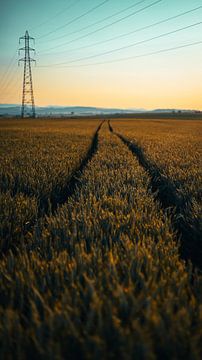 Landschaften mit Strommasten von Stadspronk