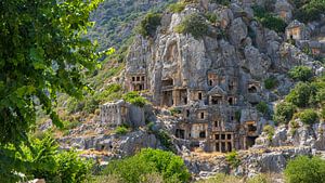 Tombes lyciennes à Myra, Turquie