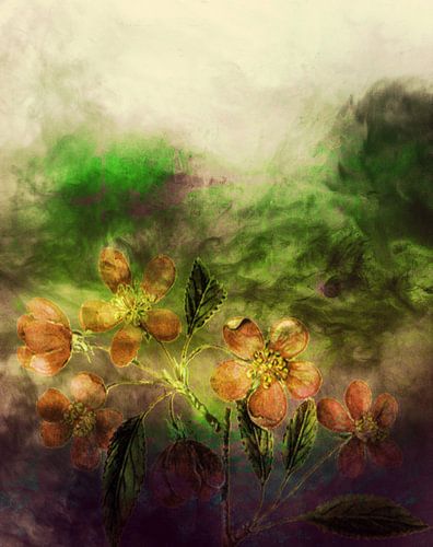 MAGICAL ABSTRACT FLOWERS no1