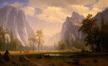 Looking Up the Yosemite Valley, Albert Bierstadt