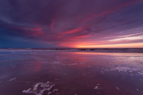 Coucher de soleil coloré