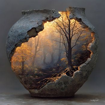 De Natuur in een Stenen Kruik