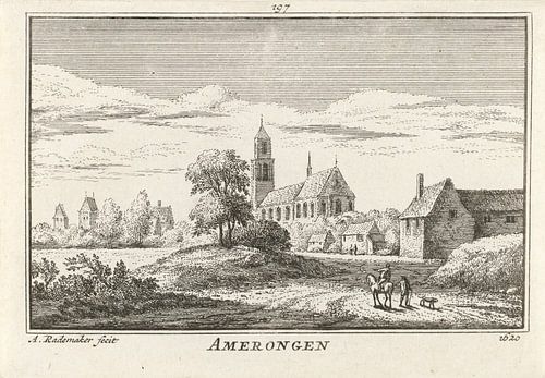 Abraham Rademaker, Gezicht op Amerongen, 1620
