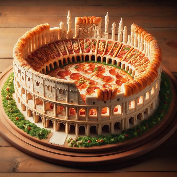 Kulturpizza Italien von Digital Art Nederland