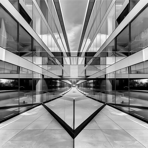 ARCHITECTUUR COLLAGE SPIEGELING 01