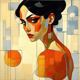 Women's portrait by Wonderful Art