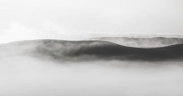 Paysage en noir et blanc sur Marina de Wit