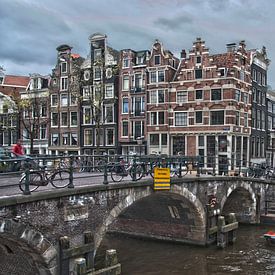 Amsterdamse grachten (Prinsengracht I) van Arthur Wijnen