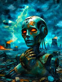 The End of Humanity - A Vision of AI's Final Triumph by The Art of Mark Fischer