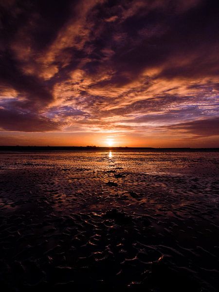Dramatische zonsondergang von Anna Groenia