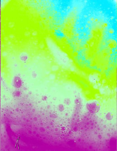 Coffee in the morning for a colourful day