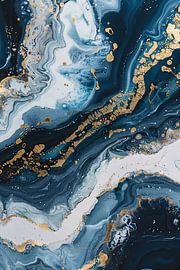 Golden marble