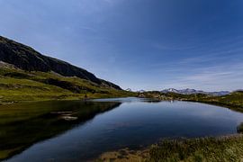 Mountain lake French Alps by Barend Voerman