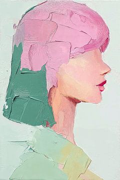 Mint & Roze no.1 van Studio BB