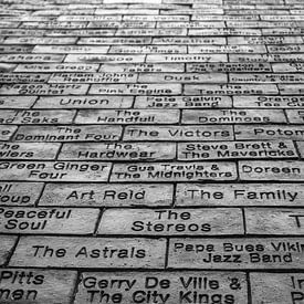 Wall of Fame at the Cavern Club in Liverpool van Ad van Beek