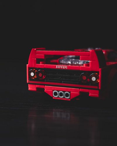 Lego Ferrari F40 achterkant
