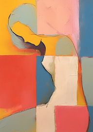 Frau Abstrakt von Blickfänger Gemälde