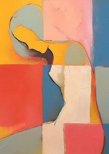 Woman Abstract by Eye catching paintings