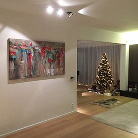 Customer photo: Dance people 2 by Atelier Paint-Ing, on canvas