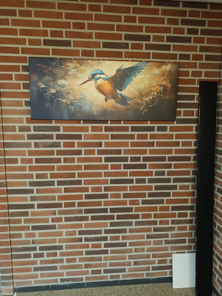 Oiseaux Martin-pêcheurs, par Peintures accrocheuses