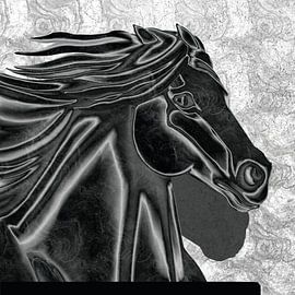 De Omgekeerde Tweeling Marmeren Paarden van Felicia Lyin